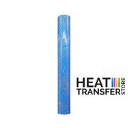 Assorted heat transfer vinyl 12 inch by 1 yard roll with a mix of HTV finishes and prints