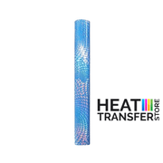 Assorted heat transfer vinyl 12 inch by 1 yard roll with a mix of HTV finishes and prints