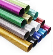 Glitter heat transfer vinyl 12 inch by 1 yard roll with dense sparkle finish for Cricut and heat press