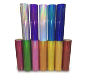 Spectrum heat transfer vinyl 12 inch by 2 feet with rainbow color-shifting finish