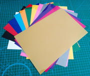 Bundle of 13 heat transfer vinyl sheets, each 12 x 12 inches, in assorted colors for Cricut