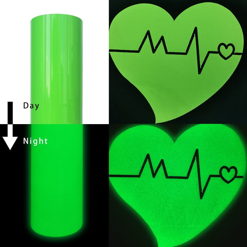 3D Puff Glow in the dark Heat Transfer Vinyl - HeatTransferStore