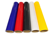 3D puff heat transfer vinyl that rises when pressed for raised foam-like lettering and logos