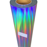 Colorful holographic self-adhesive permanent vinyl with prismatic laser finish for decals and tumblers