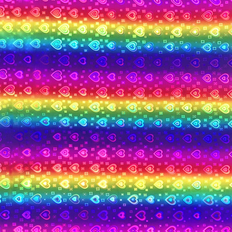 Self - Adhesive Rainbow/Pattern Holographic Permanent Vinyl - HeatTransferStore