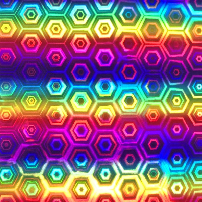 Self - Adhesive Rainbow/Pattern Holographic Permanent Vinyl - HeatTransferStore