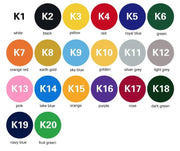 Wholesale standard heat transfer vinyl 23 inch by 83 foot wide production roll for large prints